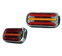 2 x LED Rückleuchte Anhänger Dynamischer Blinker Anhängerbeleuchtung Laufblinker