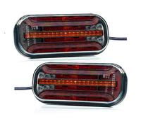 2 x LED Rückleuchte Anhänger Dynamischer Blinker Kabel 1 Meter - Laufblinker LED