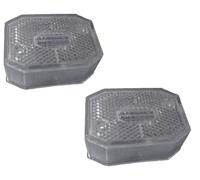 2 x Lichtscheibe Aspöck Flexipoint 1 weiss - Ersatzglas (4.81€/1Stk)