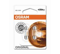 2 x Osram 10W Lampen 31mm Soffitte Blister 12V Innenraumlampe SV8,5-8 6438-02B