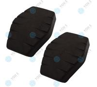 2 x Pedalbelag Pedalgummi Bremspedal Belag Kupplungspedal für RENAULT 7700417976