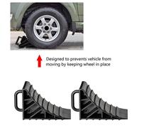 2 x Pkw Anhänger Keile Unterlegkeile Bremskeile Hemmschuhe Schwarz Auto Keil