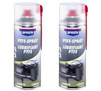 2 x presto PTFE-Spray 400ml 306338 Fettspray Schmierfett Universal-Fettspray