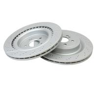 2 x QUARO QD1650 Bremsscheibe für MERCEDES-BENZ