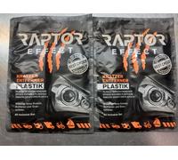 2 x Raptor Effect Kratzer-Entferner Kunststoff Plastik Scheinwerfer
