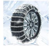 2 x Schneeketten Auto, Rutschfeste Reifenketten, Langlebige Reifen Schneekette Auto, Super Grip & Einfache Montage, for LKW, SUV Fahrbahn Schnee Straßen(285/70R17)