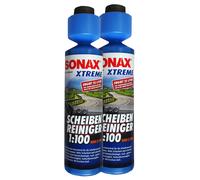 2 x SONAX EXTREME Scheibenreiniger 1:100 nanoPro 250ml, Scheibenklar, Konzentrat