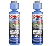 2 x SONAX XTREME ScheibenReiniger 1:100 NanoPro Glas Reiniger