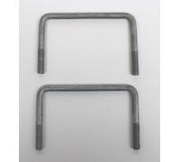 2 x Unsinn Bügelschraube 122 x 80 x 35 mm für Unsinn 3,5 to Anhänger U-Bügel