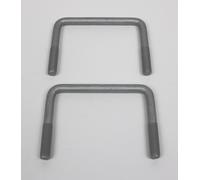 2 x Unsinn Bügelschraube 92 x 70 x 35 mm für Unsinn Anhänger Stützrad U-Bügel