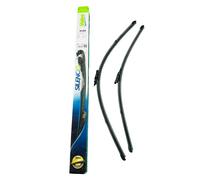 VALEO Silencio Wischer - VF409 - Leistungsstarke, hervorragende Sicht auf der Straße, einfache Montage - originale Flachblätter 700mm/600mm - Vorne - Set mit 2 Wischerblättern - 574322