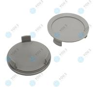 2 x YOU.S Nabenkappen Nabendeckel Felgendeckel 74,0 - 66,0 mm - grau - NEU
