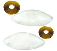 2 x YOU.S Scheinwerfer Ersatzglas VL + VR für Fiat Doblo (263) Opel Combo (X12)
