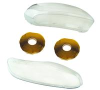 2 x YOU.S Scheinwerferglas Ersatzglas VORNE L + R für Fiat Doblo (263) 52109259