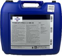 20l Fuchs Motoröl Titan Gt1 Pro C-3 5w30 Longlife Vw 504.00 507.00