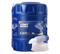 20 Liter Mannol 2-Takt Universal Motorradöl Mischöl mineralisch API TC + Hahn