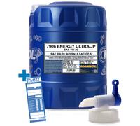20 Liter Mannol Energy Ultra JP 5W-20 Motoröl + Hahn für Ford für Nissan Toyota