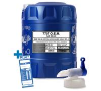 20 Liter MANNOL Motoröl 5W-30 Motorenöl FORD OPEL VOLVO API SN + Öl Auslaufhahn