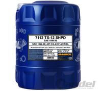 60 (3x20) Liter MANNOL 10W-30 TS-12 - Schlepper, LKW und Maschinenöl