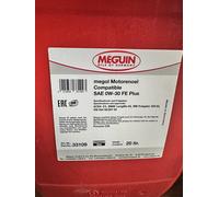 Meguin Megol Motorenoel Compatible SAE 0W-30 FE / Plus 20... (6,99 € pro 1 l)