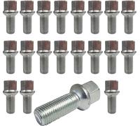 20 Radschrauben Radbolzen Kegelbund M12x1,25 SW19 26mm kompatibel mit Opel Combo Kasten/Kombi Combo Tour Crossland X Grandland X