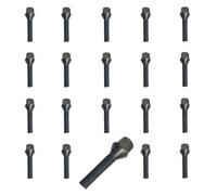 20 schwarze Radschrauben Radbolzen Kegelbund M14x1,25 47mm Mini Roadster Cabriol