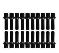 20 schwarze Radschrauben Radbolzen Kugelbund M14x1,5 55mm Skoda VW