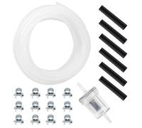 20 Stück Kraftstoff Standrohr Set für Diesel Standheizung teilig 5 m Kraftstoffleitung mit Filter Tankentnehmer Schlauchschellen für Eberspacher Webasto Heizungen Ersatz 1320399A 35320A