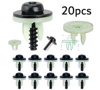 20 Stück Radlauf Spritzschutz Seitenschweller Schraube Tülle Trim Clips Für Ford