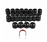 20 Stück Radmutterkappen 19 mm, Radschrauben-Mutterkappen für Opel Astra Mokka Insignia B Zafira Verriegelungskappen (4 Stück Verriegelungsschrauben + 16 Stück normale Kappe)