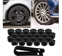 Radschrauben Radmuttern - 20x Radschraubenkappen 17 mm - MADE IN GERMANY - Radmutternkappen - UNIVERSAL Kunstsoff Kappen Abdeckungen