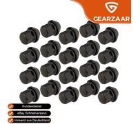 20 X Radmuttern Kegelbund Mutter Mondeo M12x1,5 SW 19 für Ford Alufelgen Schwarz