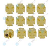 20 x YOU.S Ventilkappe Reifenventil Eisernes Kreuz Gold PKW LKW Motorrad Fahrrad