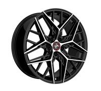 20 Zoll KESKIN KT25 5x114.3 ET45 Alufelgen BLACK FRONT POLISH