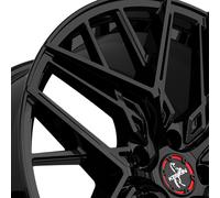 20 Zoll KESKIN KT25 5x114.3 ET35 Alufelgen BLACK PAINTED