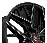 20 Zoll KESKIN KT25 5x114.3 ET35 Alufelgen BLACK SECRET DIAMOND