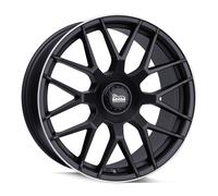 MAM, GT1, 9,5x20 ET35 5x120 72,6, matt black lip polish