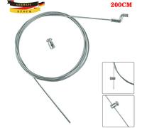 200cm Rasenmäher Z-Haken Bowdenzug Seilzug Gaszug Radantrieb Mit Schraubnippel