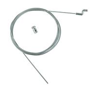 ✅200cm Rasenmäher Z-Haken Bowdenzug Seilzug Gaszug Radantrieb + Schraubnippel DE