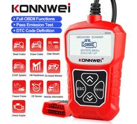 2023 KONNWEI Profi KFZ OBD2 Diagnosegerät Auto Scanner Fehler Auslesegerät Red
