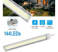 2025 12V LED Streifen Leuchte 144-LEDs Auto KFZ Van VOLT Stablampe Lichtleiste