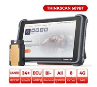 2025 ThinkScan 689BT Diagnosegerät 34 Reset ALLE System Bluetooth ECU-Codierung
