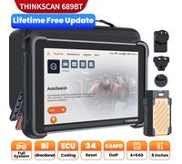 2025 ThinkScan 689BT KFZ OBD2 Diagnosegerät ALLE System 34 Reset ECU-Codierung