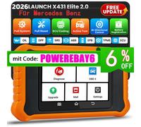 2026 LAUNCH Creader Elite 2.0 Für Mercedes Benz Profi OBD2 Diagnosegerät Scanner