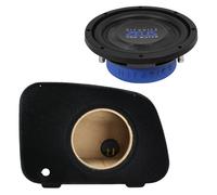 20cm Subwoofer Hifonics ZEUS ZST8D2 + Auto Bass Gehäuse für Audi A5 Sportback