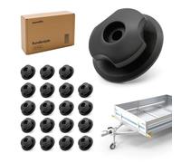 20er Set Rundknöpfe | Planenknöpfe | aus robustem Kunststoff | zur Befestigung von Planen - und Anhängernetzen | Anhängerzubehör | für Spannseile bis zu 6mm Durchmesser