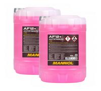 20L (2x10) MANNOL 4112 Longlife Antifreeze AF12+ Kühlerfrostschutz Konzentrat ro