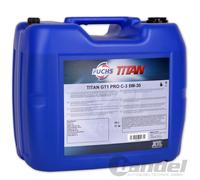 20l Fuchs Motoröl Titan Gt1 Pro C-3 5w30 Longlife Vw 504.00 507.00