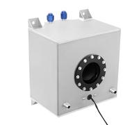 20L Kraftstofftank, Aluminium Renntank Motorsport Tank mit Ölstandsensor, Fassungsvermögen Benzintank für Motorsport Lastwagen und Geländewagen