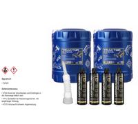 20L MANNOL Motoröl TRAKTOR SUPEROIL 15W-40 Inkl. 4x Reiniger Motor Flush